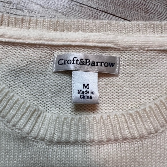 💙Croft & Barrow snowflake sweater - Picture 5 of 6